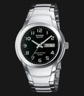 Casio General MTP-1229D-1AVDF Black Dial Stainless Steel Strap-0