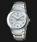 Casio General MTP-1229D-7AVDF White Dial Stainless Steel Strap-0