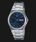 Casio MTP-1240D-2ADF Enticer Men Blue Dial Stainless Steel Strap-0