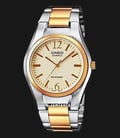 Casio General MTP-1253SG-9ADF Enticer Men Gold Dial Dual Tone Stainless Steel Strap-0