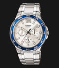 Casio MTP-1300D-7A2VDF Enticer Men Analog Silver Dial Stainless Steel Strap-0