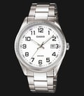 Casio General MTP-1302D-7BVDF White Dial Stainless Steel Band-0