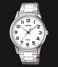 Casio General MTP-1303D-7BVDF Men Analog White Dial Stainless Steel Band-0
