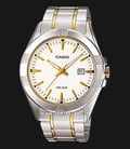 Casio General MTP-1308SG-7AVDF Men Silver Dial Dual Tone Stainless Steel Strap-0