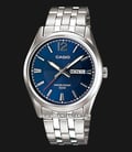 Casio General MTP-1335D-2AVDF Enticer Men Analog Blue Dial Stainless Steel Band-0