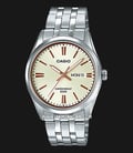 Casio General MTP-1335D-9AVDF Enticer Men Beige Dial Stainless Steel Band-0