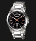 Casio General MTP-1370D-1A2VDF Black Dial Stainless Steel Band-0
