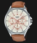 Casio MTP-E303L-9AVDF Enticer Leather Band-0