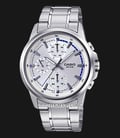 Casio MTP-E317D-7AVDF Enticer Men Silver Dial Stainless Steel Strap-0