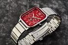 Casio General MTP-M305D-4AVDF Men Moon Phase Red Dial Stainless Steel Band-6