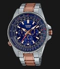 Casio General MTP-SW320RG-2AVDF Blue Dial Dual Tone Stainless Steel Strap-0