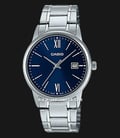 Casio General MTP-V002D-2B3UDF Blue Dial Stainless Steel Band-0