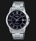Casio General MTP-V004D-1CUDF Black Dial Stainless Steel Band-0
