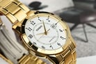 Casio General MTP-V004G-7BUDF White Dial Gold Stainless Steel Band-6