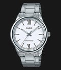 Casio MTP-V005D-7B2UDF Men Analog White Dial Stainless Steel Band-0