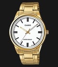 Casio MTP-V005G-7AVDF Silver Dial Gold Stainless Steel-0