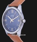Casio General MTP-V005L-2B5UDF Blue Dial Tan Leather Band-1
