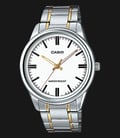 Casio MTP-V005SG-7AUDF Men White Dial Dual Tone Stainless Steel Strap-0