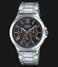 Casio General MTP-V300D-1A2UDF Analog Men Black Dial Stainless Steel Band-0