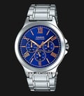 Casio General MTP-V300D-2AUDF Men Blue Dial Stainless Steel Band-0