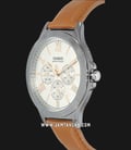 Casio General MTP-V300L-7A2UDF Men Silver Dial Tan Leather Band-1