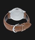 Casio General MTP-V300L-7A2UDF Men Silver Dial Tan Leather Band-2