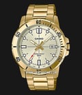 Casio General MTP-VD01G-9EVUDF Men Soft Gold Dial Gold Stainless Steel Band-0