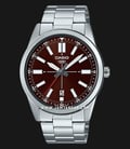 Casio General MTP-VD02D-5EUDF Dress Men Brown Dial Stainless Steel Band-0