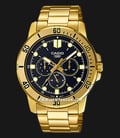 Casio General Dress MTP-VD300G-1EUDF Black Dial Gold Stainless Steel Band-0