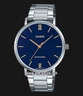 Casio General MTP-VT01D-2BUDF Men Analog Blue Dial Stainless Steel Band-0