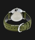 Casio General MTP-VT01L-3BUDF Silver Dial Green Leather Band-2