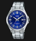 Casio General MTS-100D-2AVDF Men Blue Dial Stainless Steel Band-0