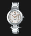 Casio Sheen SHE-3050D-7AUDR Silver Dial Stainless Steel Strap-0