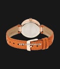 Casio Sheen SHE-3051PGL-7AUDF Ladies Rose Gold Dial Orange Leather Strap-2