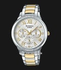 Casio Sheen SHE-3058SG-7AUDR Silver Dial Stainless Steel Strap-0