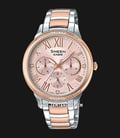 Casio Sheen SHE-3058SPG-4AUDR Rose Gold Dial Stainless Steel Strap-0