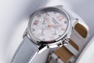 Casio Sheen SHE-3511L-7AUDR White Dial White Leather Band-4