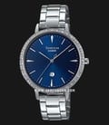 Casio Sheen SHE-4535YD-2AUDF Blue Dial Stainless Steel Band-0