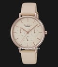 Casio Sheen SHE-4541CGL-4AUDF Beige Dial Beige Leather Band-0