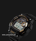 Casio General W-735H-1A2VDF 10 Year Battery Black Resin Band-1