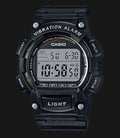 Casio General W-736H-1AVDF 10 Year Battery Water Resistance 100M Black Resin Band-0