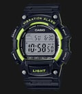 Casio General W-736H-3AVDF 10 Year Battery Water Resistance 100M Black Resin Band-0