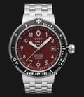 CCCP Kashalot Submarine CP-7004-77 Automatic Red Dial Stainless Steel Strap-0
