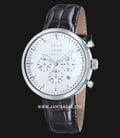 CCCP Kashalot Dress CP-7007-01 Chronograph Men Silver Dial Black Leather Strap-0