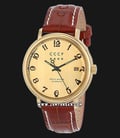 CCCP Heritage CP-7021-03 Automatic Gold Dial Brown Leather Strap-0