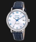 CCCP Heritage CP-7021-04 Automatic White Dial Blue Leather Strap-0
