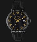 CCCP Heritage CP-7021-07 Automatic Black Dial Black Leather Strap-0