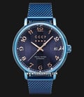 CCCP Heritage CP-7021-66 Automatic Blue Navy Dial Blue Mesh Stainless Steel Strap-0