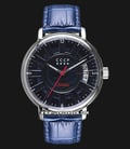 CCCP Heritage CP-7037-01 Automatic Men Blue Skeleton Dial Blue Leather Strap-0