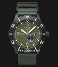 CCCP Arkhipov CP-7047-03 Automatic Men Green Dial Green Leather Strap-0